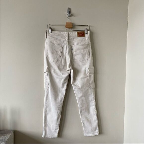 721 Levi’s High Rise Skinny Ankle Utility Jeans (Size:29) - Picture 4 of 13